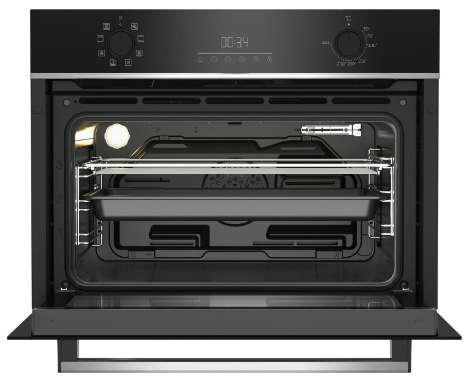 Beko BBCM13300X EEK: A Einbaubackofen, 60cm breit, 48L, Kindersicherung