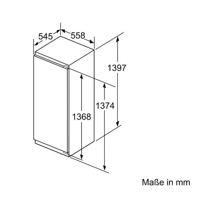 iQ500 Einbau-Kühlschrank mit Gefrierfach