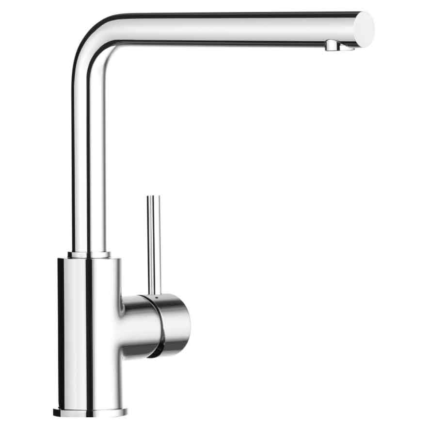 BLANCO Küchenarmatur MILA RH HP CHR mixer Tap, chrom, Hochdruck, 360° schwenkbar