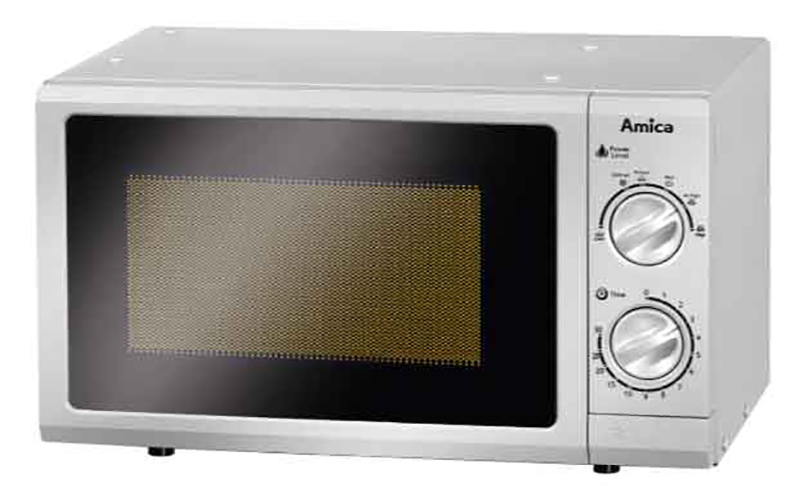 AMICA Unterbau-Mikrowelle MW 13152 SI - silber