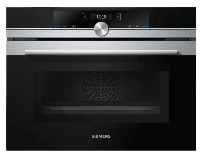 Siemens, Einbau-Kompaktbackofen mit Mikrowellenfunktion, 60 x 45 cm, Edelstahl