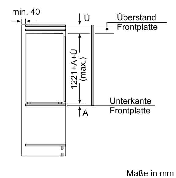 Neff KI2426DD1 N70, Einbau-Kühl-Schrank